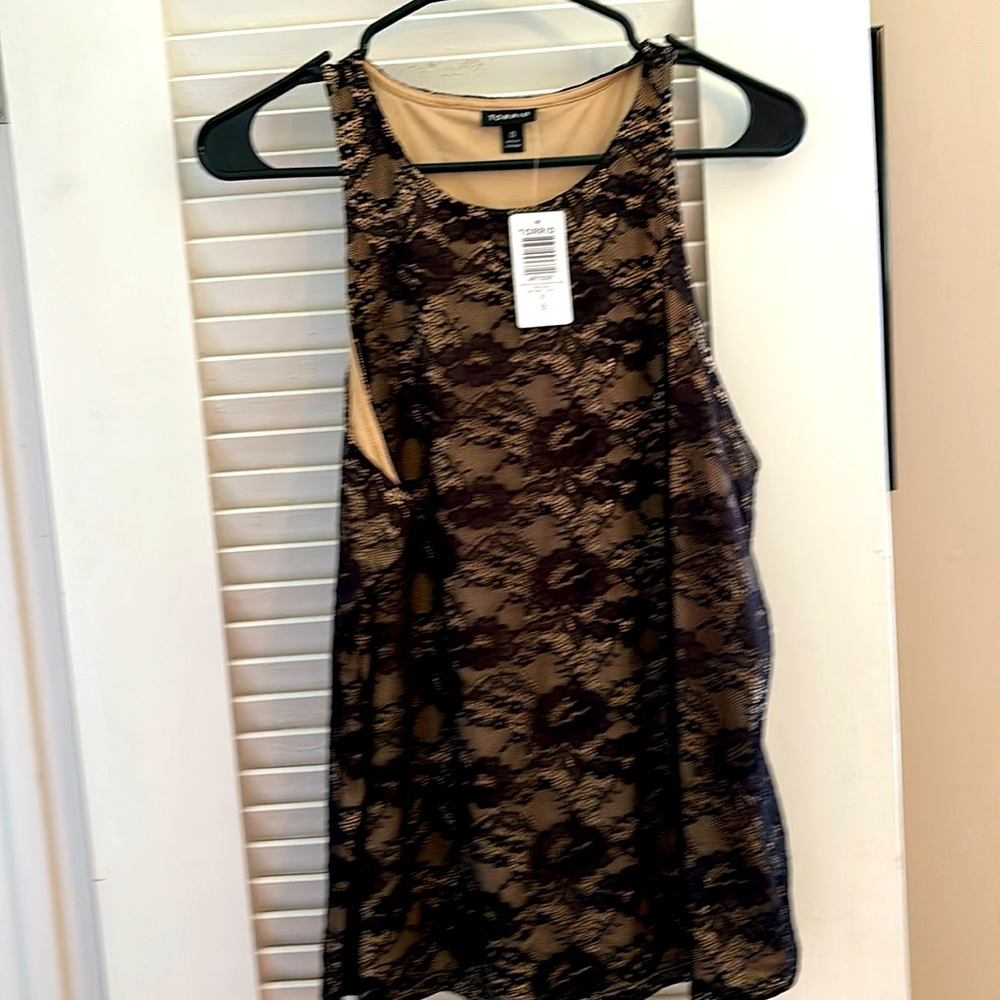 NWT- high neck torrid tank top